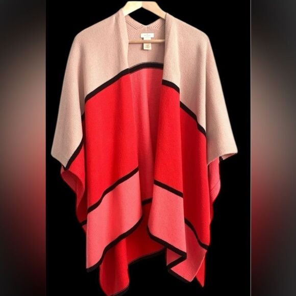 Kate Spade Ruana Wool Blend Poncho - Picture 1 of 6